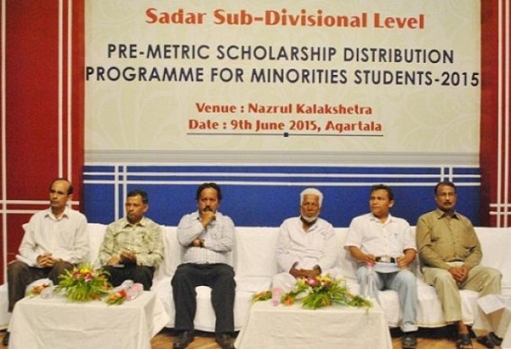 Pre-Metric Scholarship distributed among the students at Nazrul Kalakshetra Pre-Metric Scholarship distributed among the students at Nazrul Kalakshetra